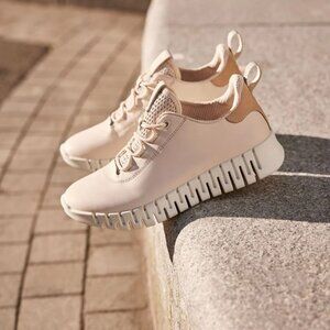 Ecco Women's Gruuv Sneakers, Limestone/Powder